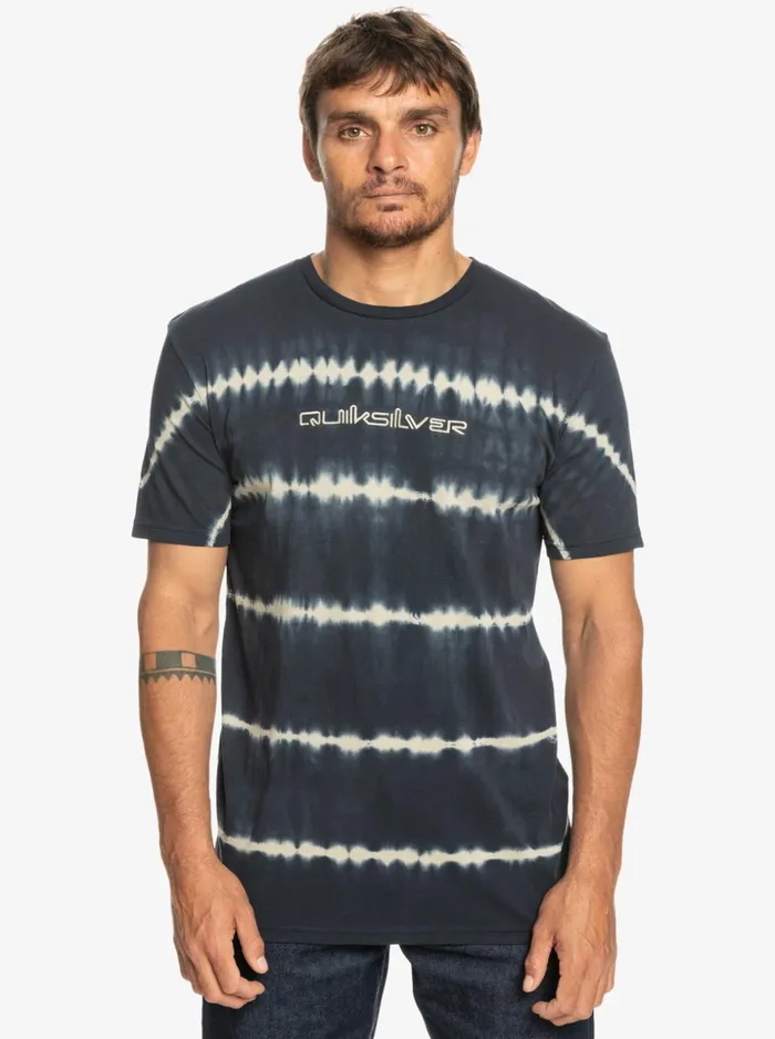 Men Quiksilver Tees Omni Font Short Sleeve Tshirt Dark Slate Men Quiksilver Tees Omni Font Short Sleeve Tshirt Dark Slate