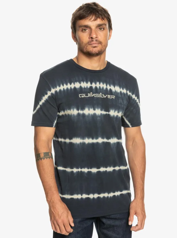 Men Quiksilver Tees Omni Font Short Sleeve Tshirt Dark Slate Men Quiksilver Tees Omni Font Short Sleeve Tshirt Dark Slate