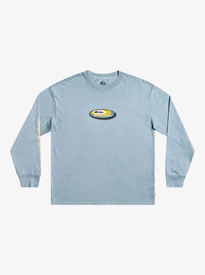 Men Quiksilver Tees Orbital Tee Long Sleeve TShirt Provencial