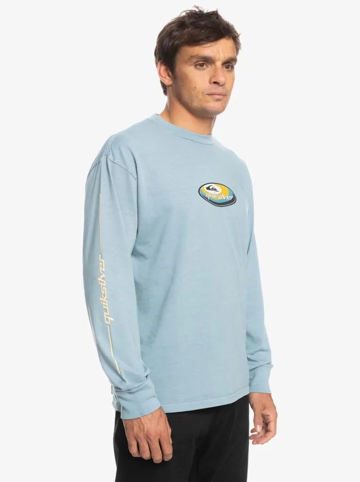 Men Quiksilver Tees Orbital Tee Long Sleeve TShirt Provencial Men Quiksilver Tees Orbital Tee Long Sleeve TShirt Provencial