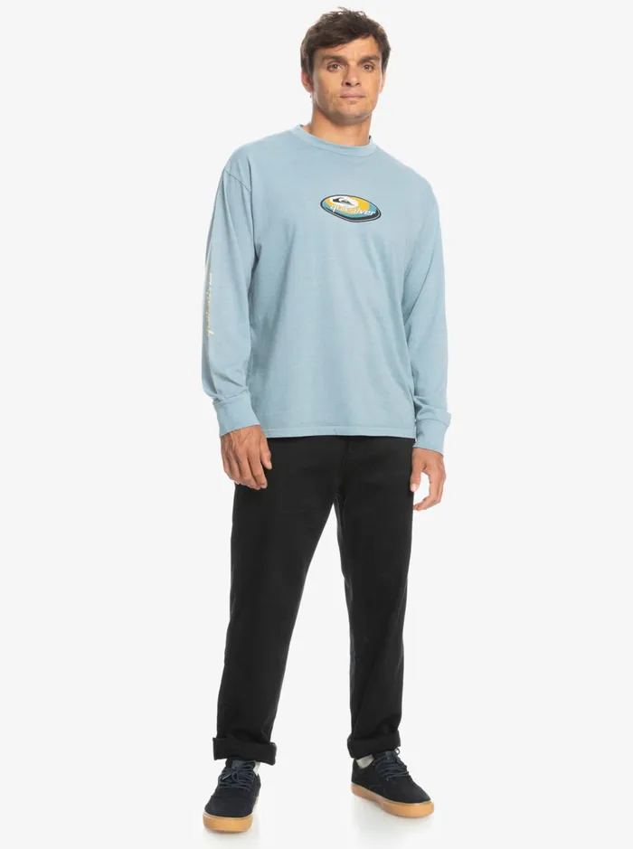 Men Quiksilver Tees Orbital Tee Long Sleeve TShirt Provencial Men Quiksilver Tees Orbital Tee Long Sleeve TShirt Provencial