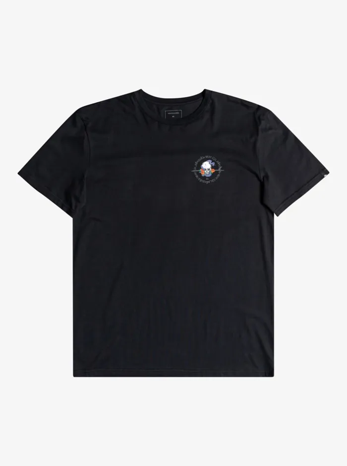 Men Quiksilver Tees Outta Road 2022 8211 TShirt For Men Black