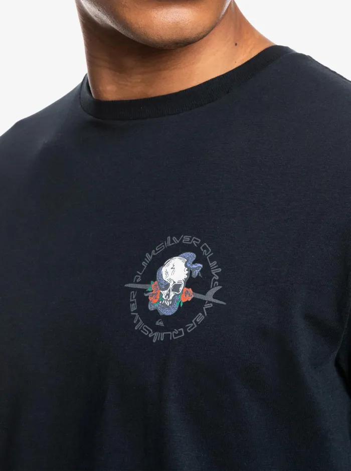Men Quiksilver Tees Outta Road 2022 8211 TShirt For Men Black Men Quiksilver Tees Outta Road 2022 8211 TShirt For Men Black