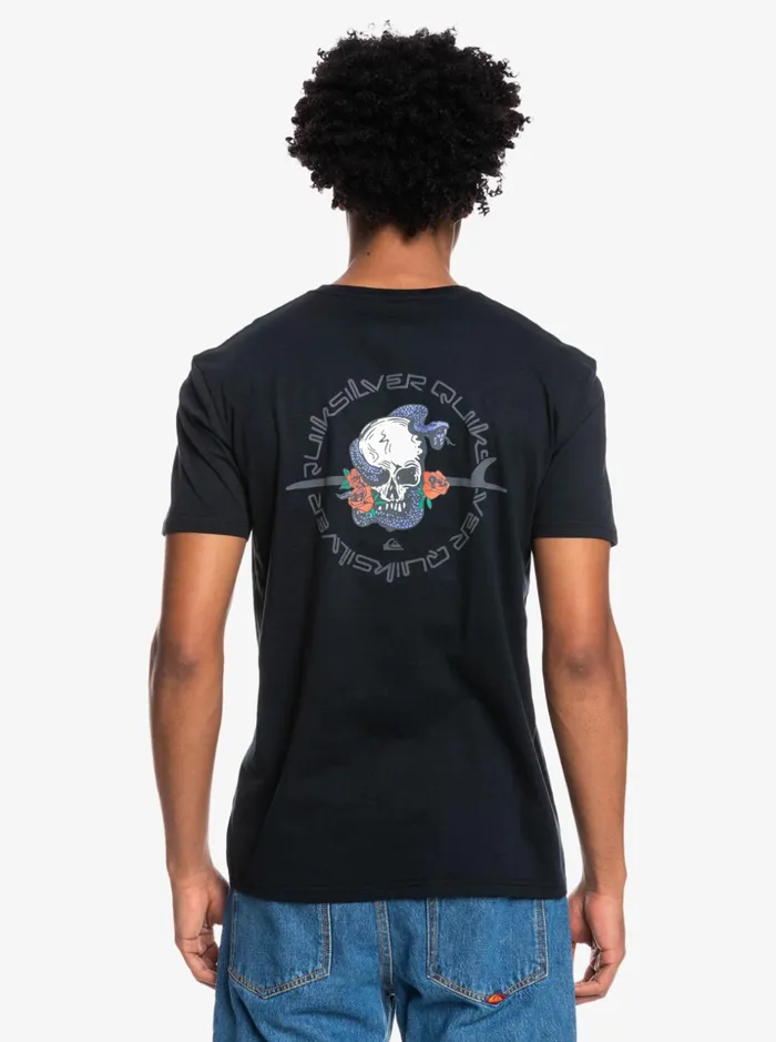Men Quiksilver Tees Outta Road 2022 8211 TShirt For Men Black Men Quiksilver Tees Outta Road 2022 8211 TShirt For Men Black