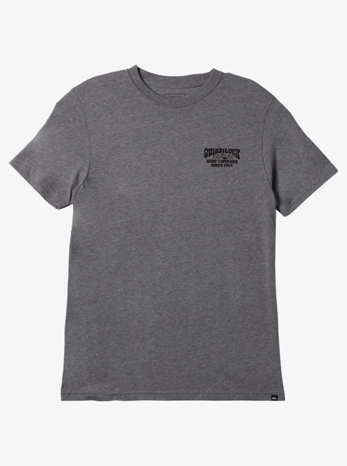 Men Quiksilver Tees Quik Lockup Mod TShirt Medium Grey Heather