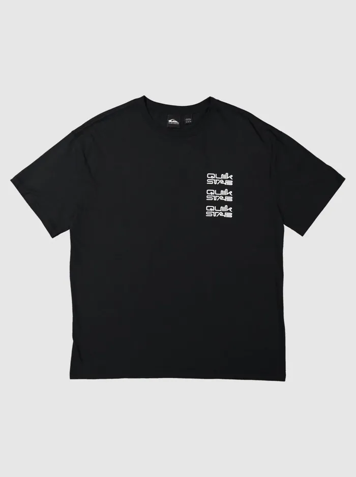 Men Quiksilver Tees Quik X Stab TShirt Black