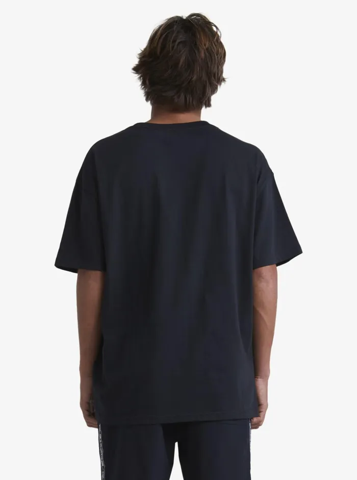 Men Quiksilver Tees Quik X Stab TShirt Black Men Quiksilver Tees Quik X Stab TShirt Black