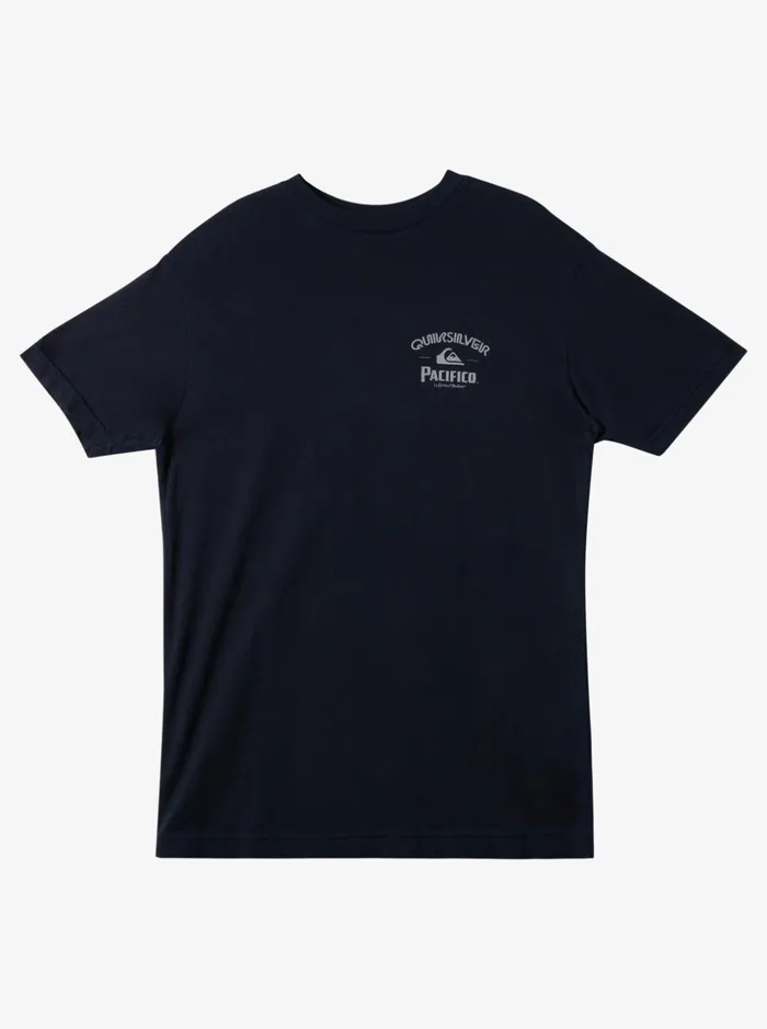 Men Quiksilver Tees Quiksilver X Pacifico Lockup TShirt Navy Blazer