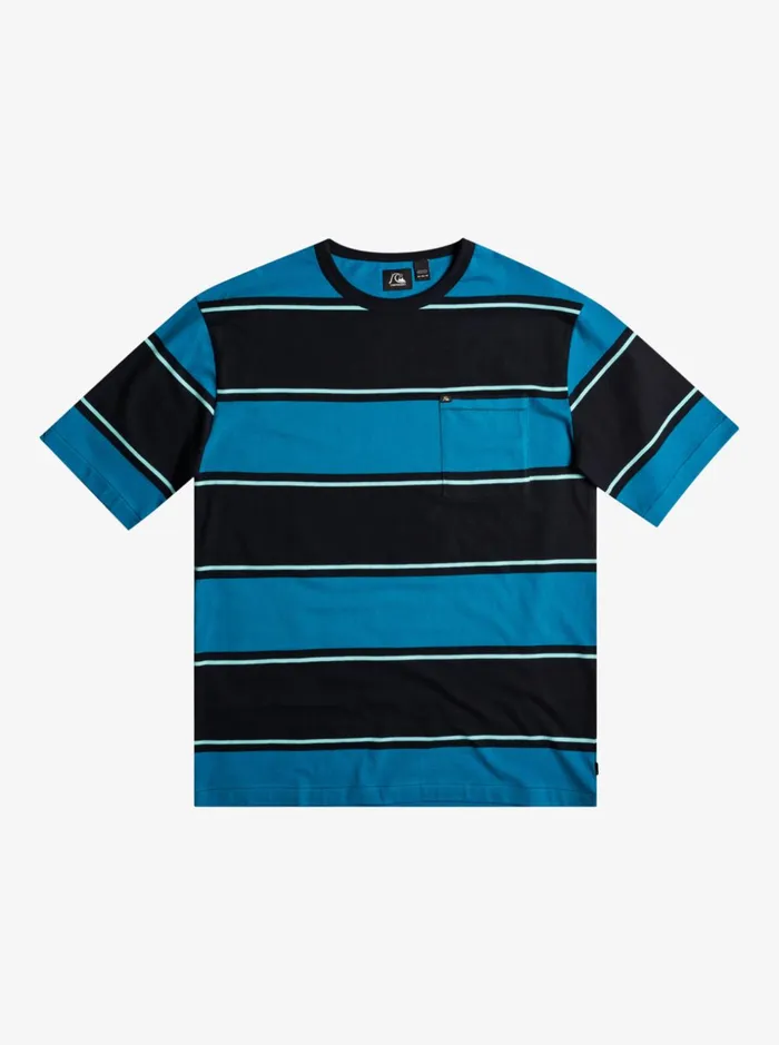 Men Quiksilver Tees San Miguel Pocket TShirt Black San Miguel