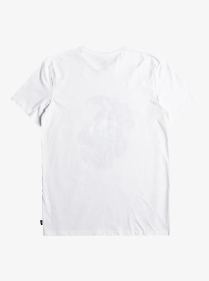 Men Quiksilver Tees Smoke Screen 8211 TShirt For Men White Men Quiksilver Tees Smoke Screen 8211 TShirt For Men White