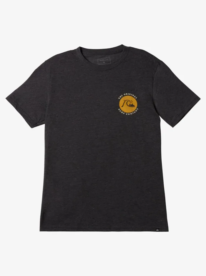 Men Quiksilver Tees Stamped TShirt Charcoal Heather