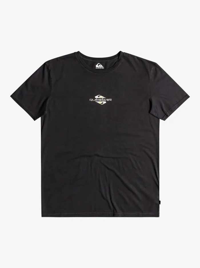 Men Quiksilver Tees Unravelling Times TShirt Black