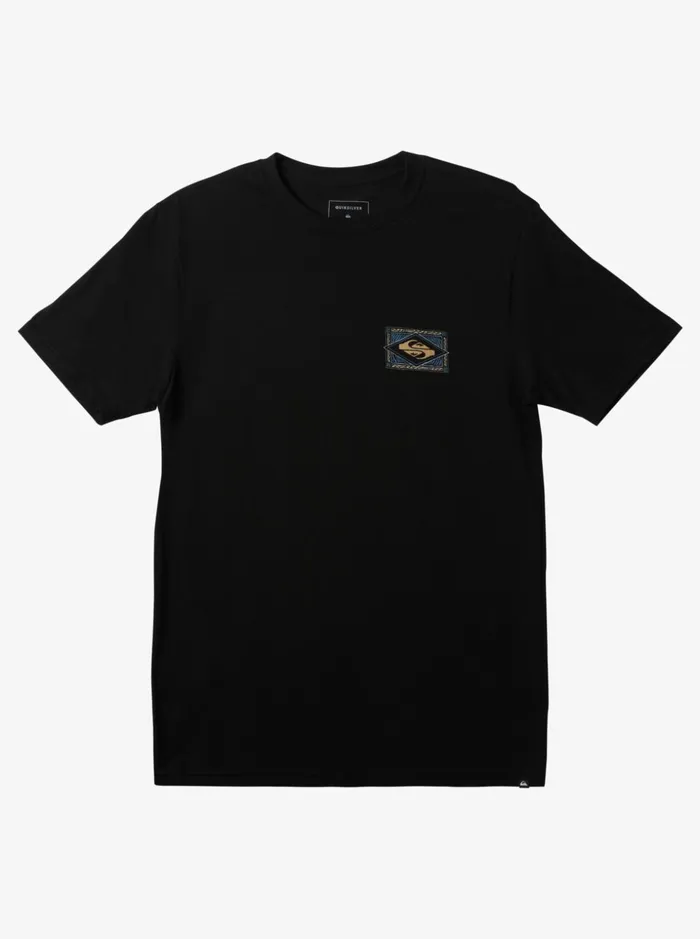 Men Quiksilver Tees Vibing TShirt Black