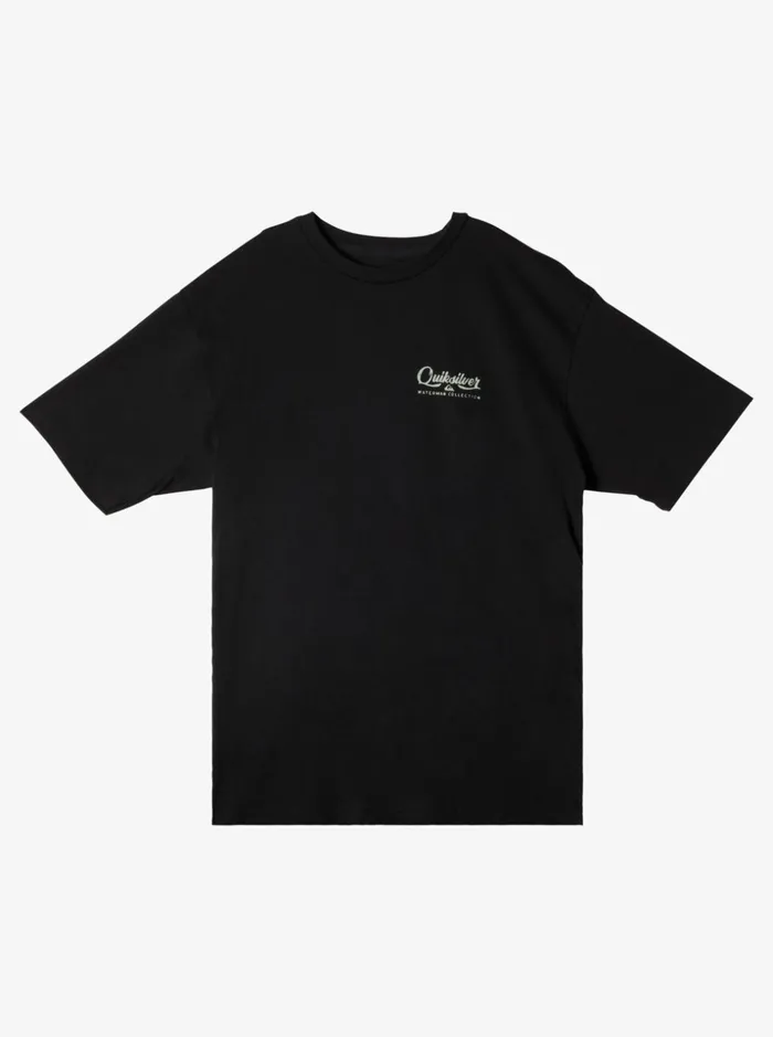 Men Quiksilver Tees Waterman Undertow TShirt Black