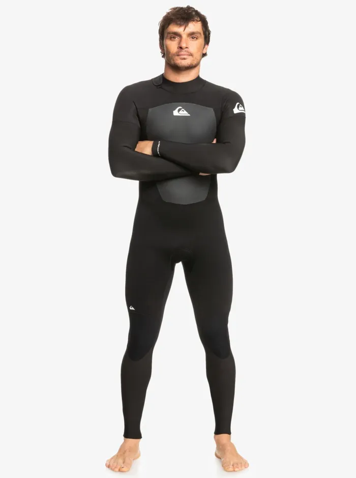 Men Quiksilver Wetsuits 32mm Prologue Back Zip Wetsuit Black Men Quiksilver Wetsuits 32mm Prologue Back Zip Wetsuit Black