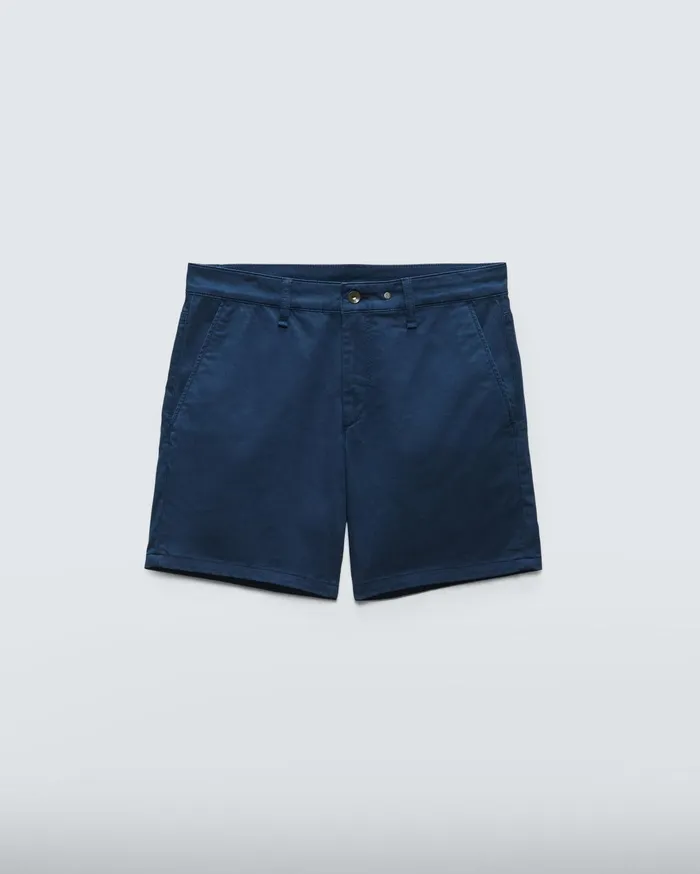 Men Rag and Bone Chinos Standard Cotton Chino Short Dk Sapphire Men Rag and Bone Chinos Standard Cotton Chino Short Dk Sapphire