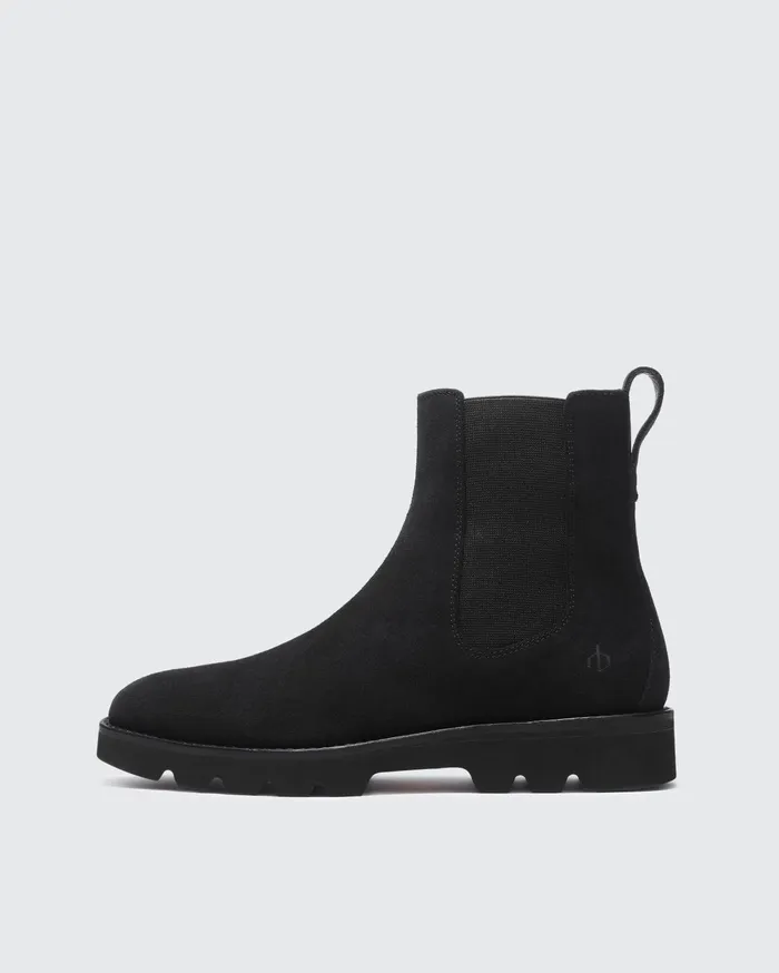 Men Rag and Bone Footwear Bedford Chelsea Boot Black Suede
