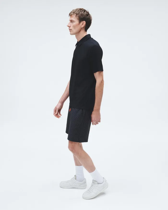 Men Rag and Bone Shorts Pursuit Active Short Black Geometric Stud Men Rag and Bone Shorts Pursuit Active Short Black Geometric Stud