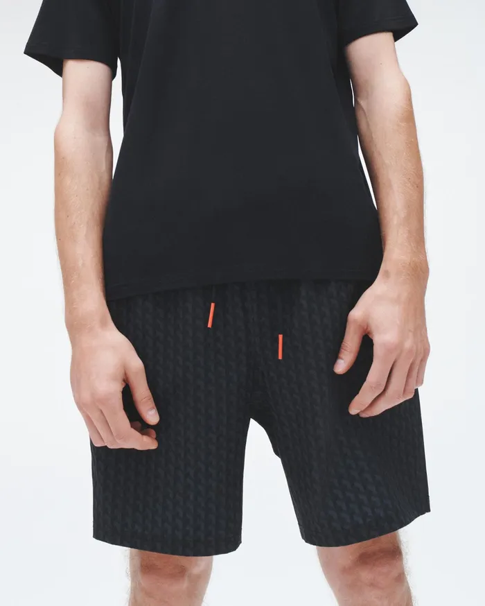 Men Rag and Bone Shorts Pursuit Active Short Black Geometric Stud Men Rag and Bone Shorts Pursuit Active Short Black Geometric Stud
