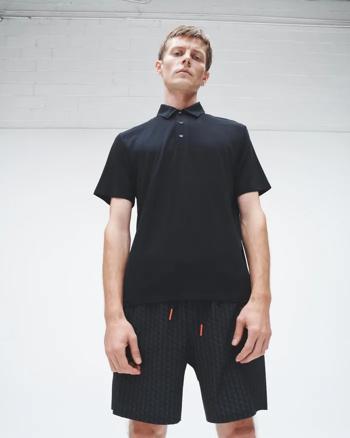 Men Rag and Bone Shorts Pursuit Active Short Black Geometric Stud Men Rag and Bone Shorts Pursuit Active Short Black Geometric Stud