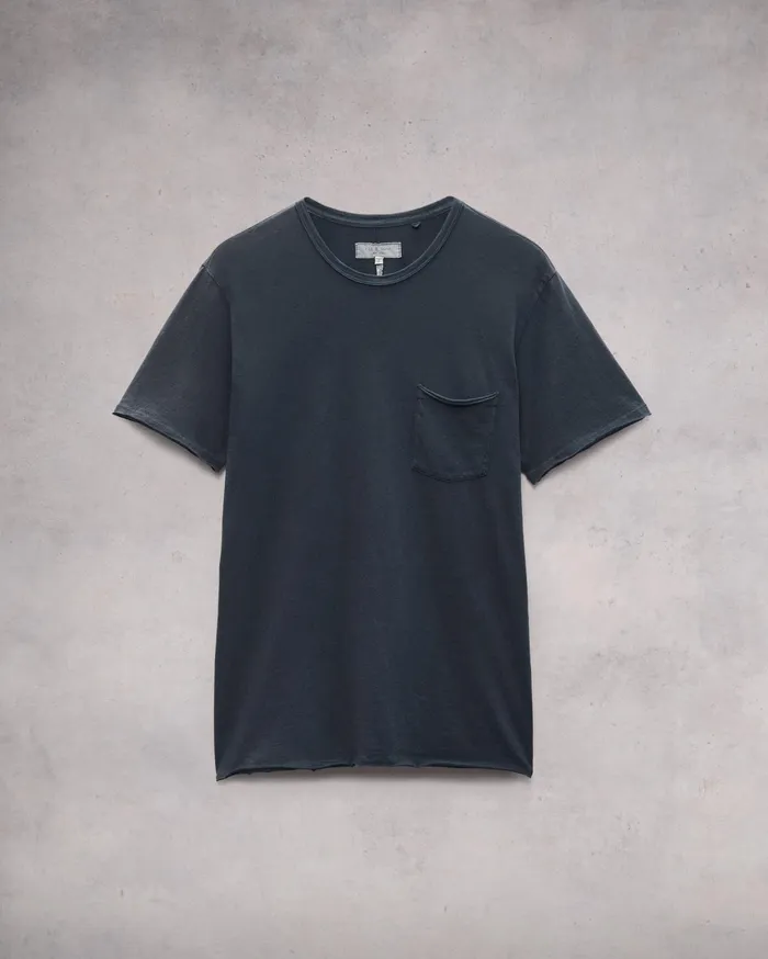 Men Rag and Bone TShirts Miles Principal Jersey Tee Dark Grey Men Rag and Bone TShirts Miles Principal Jersey Tee Dark Grey