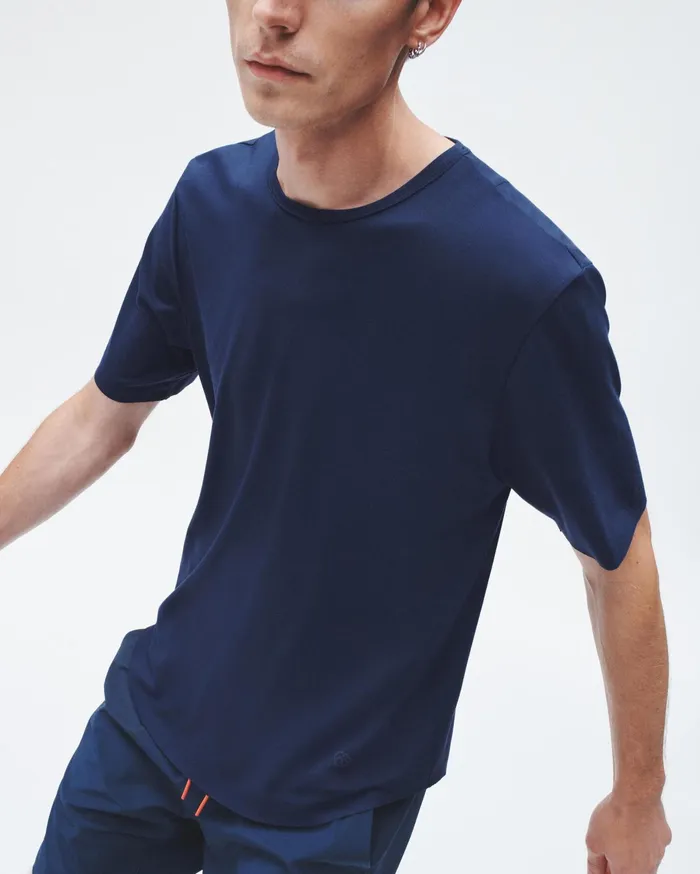Men Rag and Bone TShirts Pursuit Hayden Tee Peacoat Men Rag and Bone TShirts Pursuit Hayden Tee Peacoat