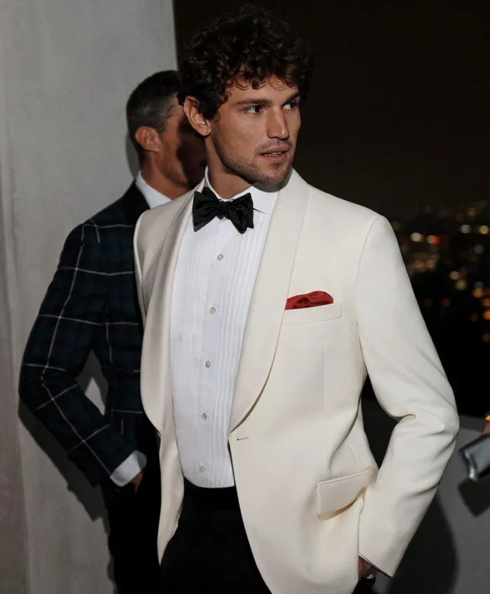 Men Regent Fit Wool Tuxedo Jacket White Brooks Brothers Tuxedo Shop