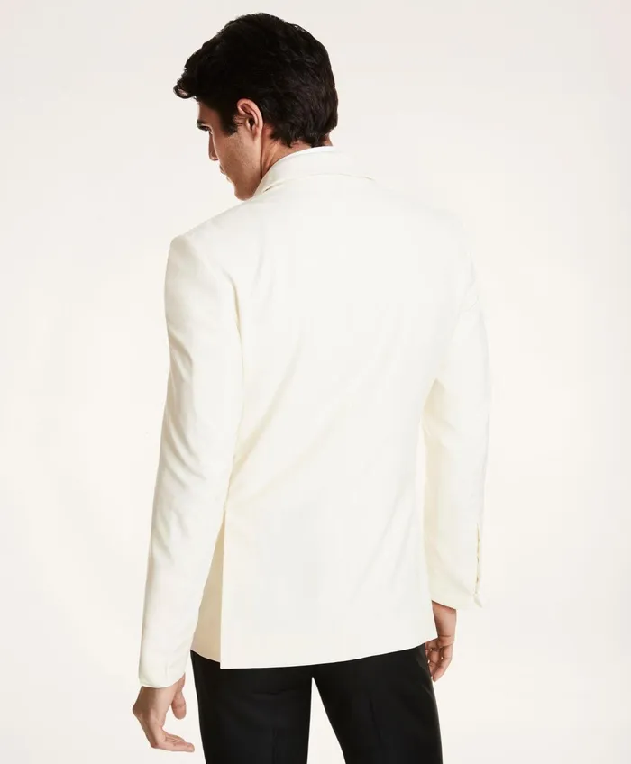 Men Regent Fit Wool Tuxedo Jacket White Brooks Brothers Tuxedo Shop