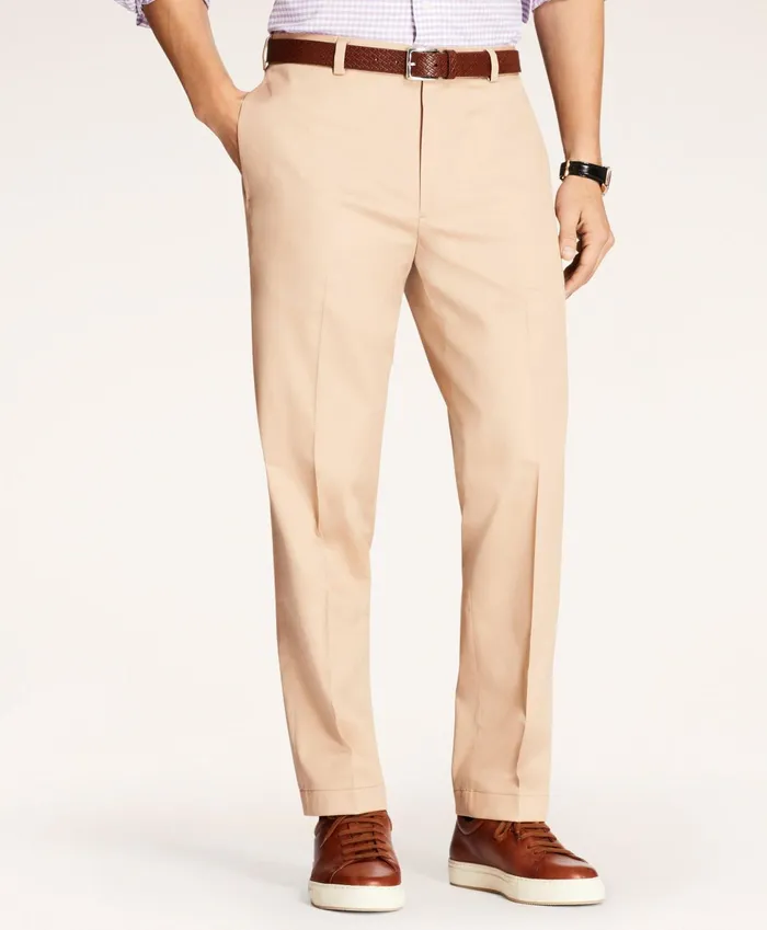 Men Regular Fit Stretch Cotton Advantage Chino Pants Dark Khaki Brooks Brothers Chinos and Casual Pants Men Regular Fit Stretch Cotton Advantage Chino Pants Dark Khaki Brooks Brothers Chinos and Casual Pants