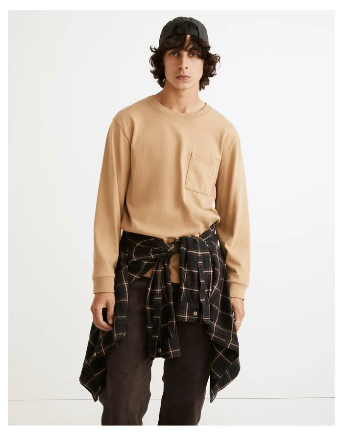 Men Relaxed Long Sleeve Tee Autumn Meadow Madewell Tees