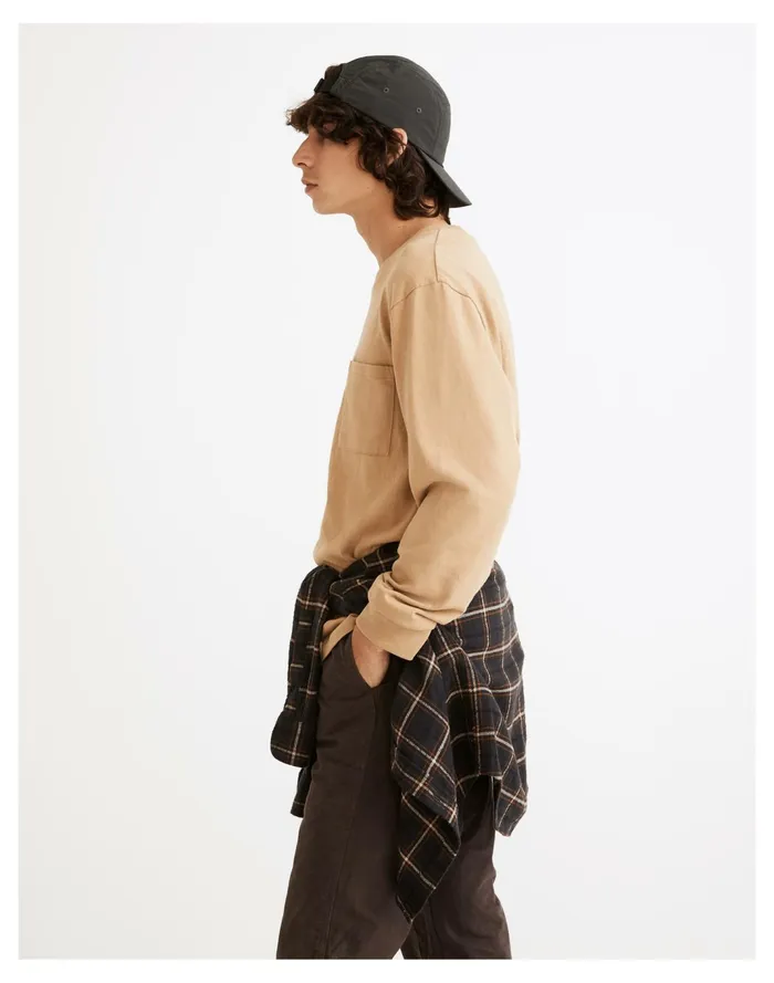 Men Relaxed Long Sleeve Tee Autumn Meadow Madewell Tees Men Relaxed Long Sleeve Tee Autumn Meadow Madewell Tees