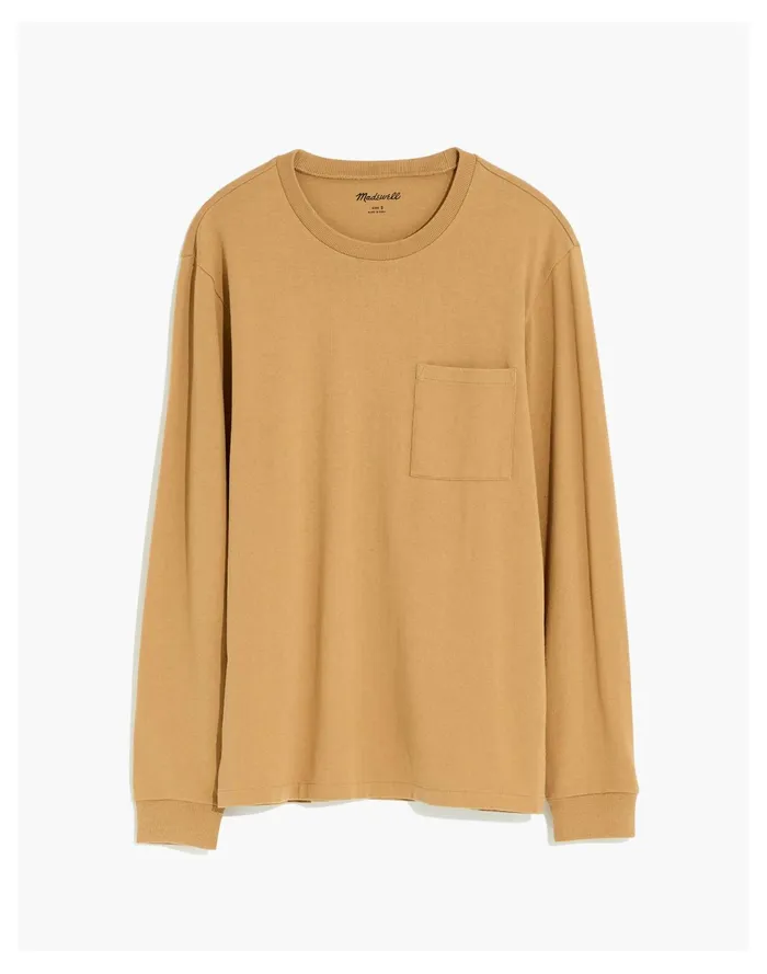 Men Relaxed Long Sleeve Tee Autumn Meadow Madewell Tees Men Relaxed Long Sleeve Tee Autumn Meadow Madewell Tees