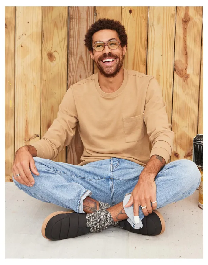 Men Relaxed Long Sleeve Tee Autumn Meadow Madewell Tees Men Relaxed Long Sleeve Tee Autumn Meadow Madewell Tees