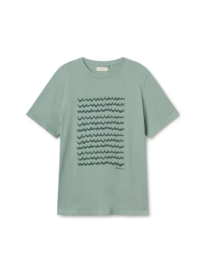 Men Salm 8211 Lily Pad Green TWOTHIRDS TShirts