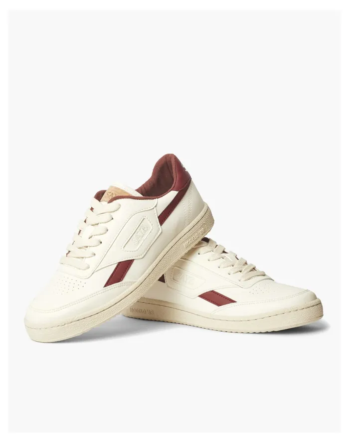 Men SAYE Modelo 89 Vegan Dark Red Madewell Sneakers