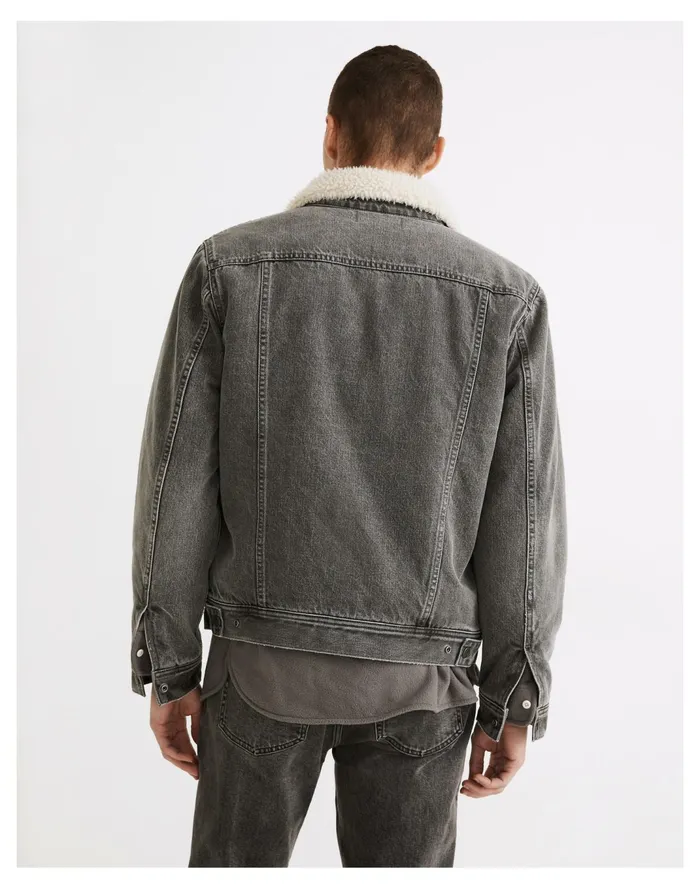 Men Sherpa Classic Jean Jacket In Moore Wash Moore Wash Madewell Jackets Men Sherpa Classic Jean Jacket In Moore Wash Moore Wash Madewell Jackets