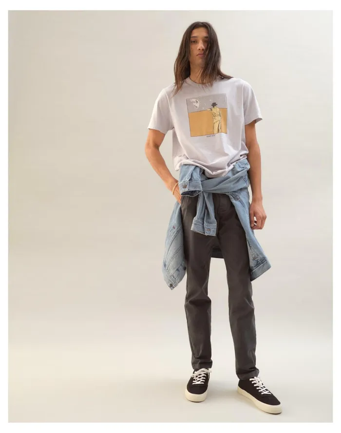 Men Slim Chino Pants Thunder Cloud Madewell Pants Men Slim Chino Pants Thunder Cloud Madewell Pants