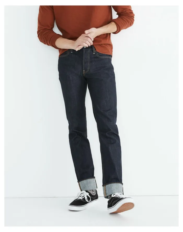 Men Slim Jeans In Raw Indigo Raw Indigo Madewell Jeans Men Slim Jeans In Raw Indigo Raw Indigo Madewell Jeans