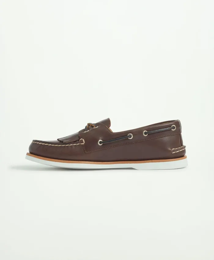 Men Sperry X Brooks Brothers AO 2Eye Kiltie Brown Brooks Brothers Shoes