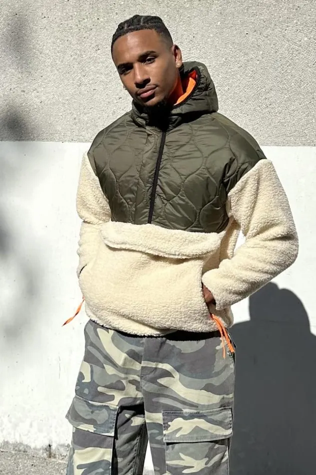 Men Sweat BiMatire En Peau De Moutons KakiBeige Beige Brentiny Paris Sweatshirts and Pullovers Men Sweat BiMatire En Peau De Moutons KakiBeige Beige Brentiny Paris Sweatshirts and Pullovers