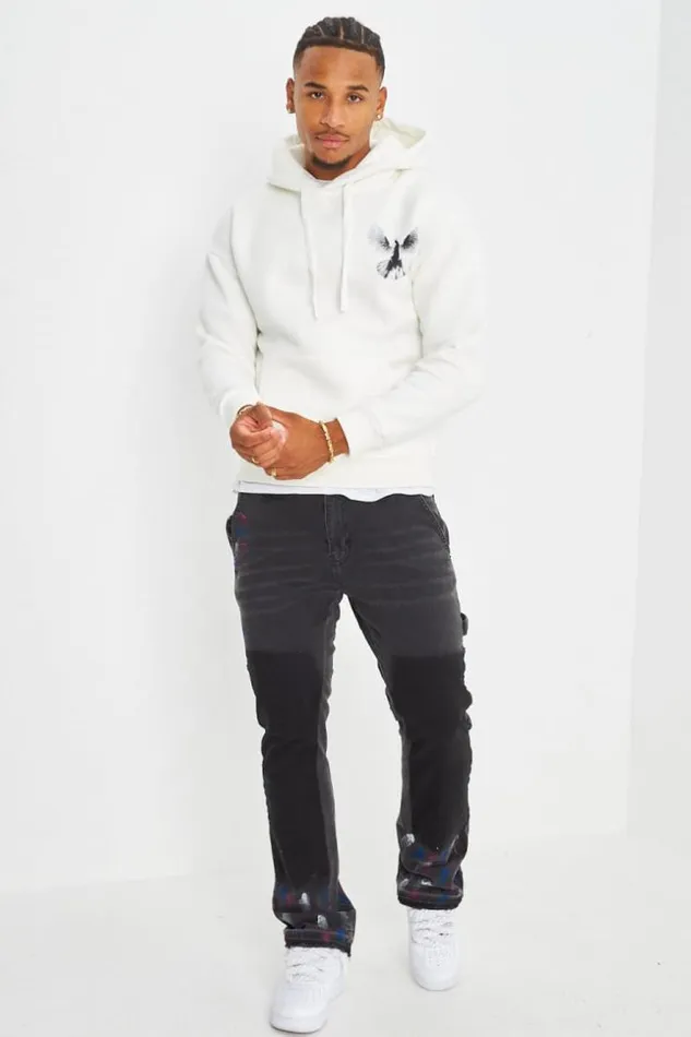 Men Sweat Capuche Blanc 034Colombe 034 White Brentiny Paris Sweatshirts and Pullovers Men Sweat Capuche Blanc 034Colombe 034 White Brentiny Paris Sweatshirts and Pullovers