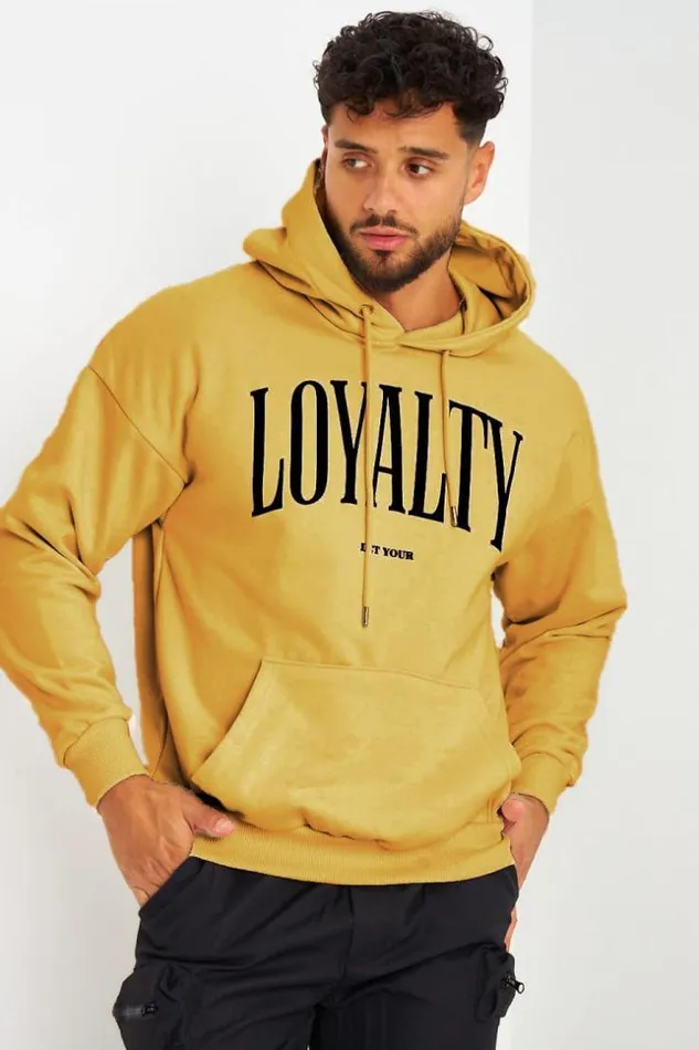 Men Sweat Capuche Camel 034Loyalty034 Camel Brentiny Paris Sweatshirts and Pullovers Men Sweat Capuche Camel 034Loyalty034 Camel Brentiny Paris Sweatshirts and Pullovers