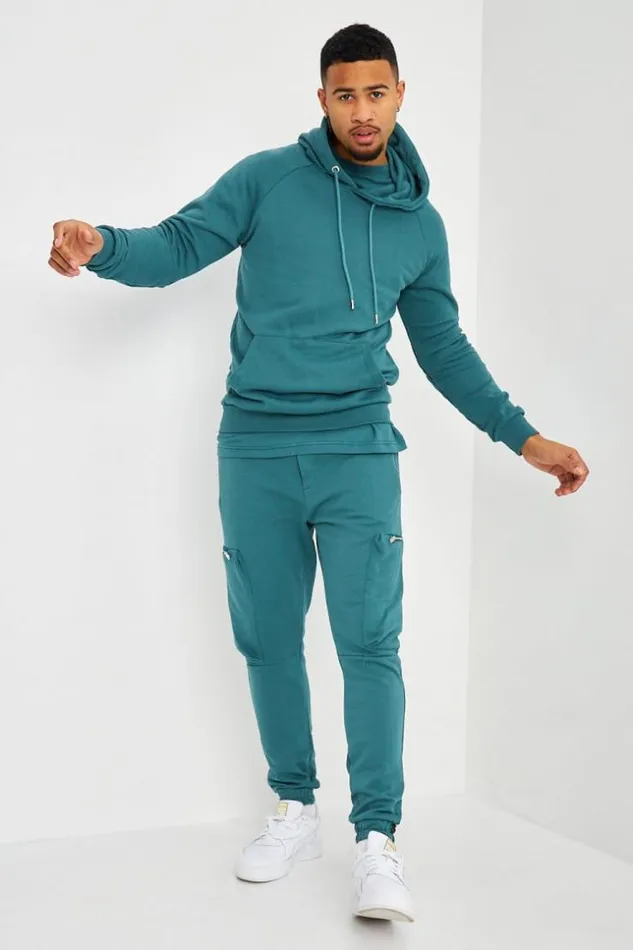 Men TShirt Oversize Bleu Vert Blue Brentiny Paris TShirts