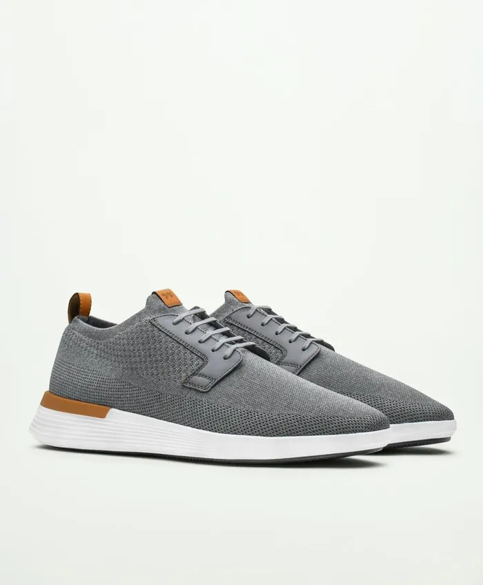 Men Wolf and Shepherd Swiftknit Derby Heather Graywhite Brooks Brothers Shoes
