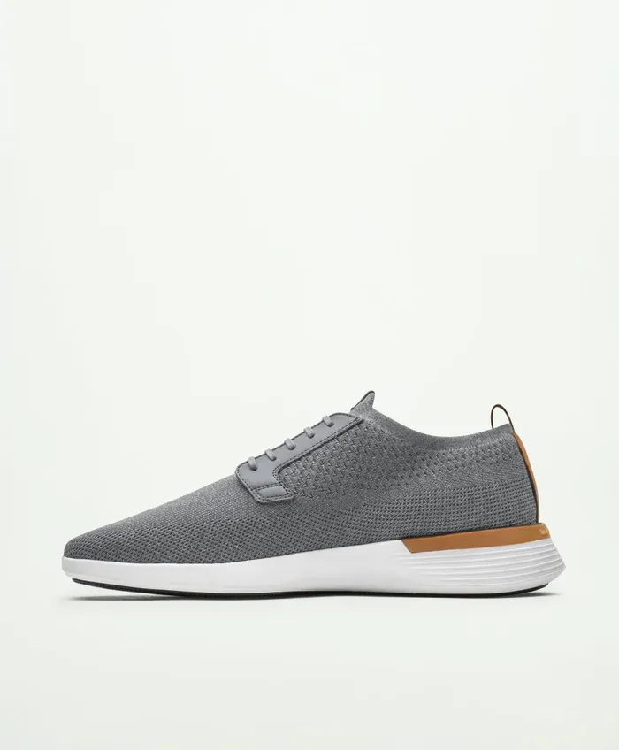 Men Wolf and Shepherd Swiftknit Derby Heather Graywhite Brooks Brothers Shoes