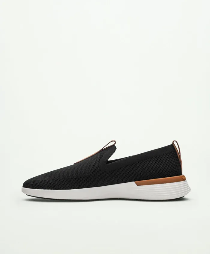 Men Wolf and Shepherd Swiftknit Loafer Blackwhite Brooks Brothers Shoes