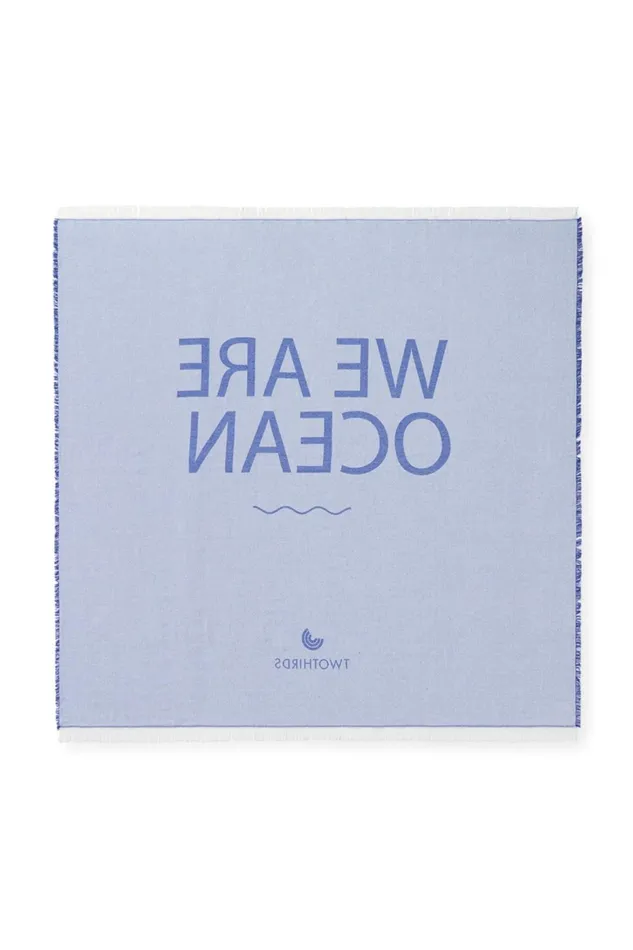 MenWomen Travel Towel We Are Ocean Big 8211 Blue TWOTHIRDS Towels