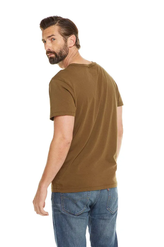 Mens Chaser Brand COTTON SS V NECK Tops