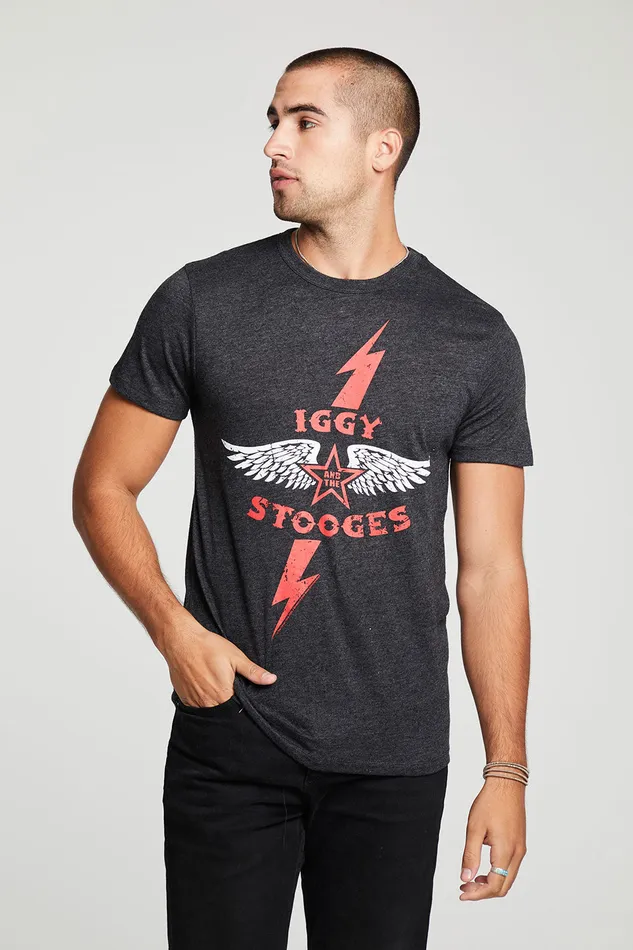 Mens Chaser Brand Iggy Pop The Stooges Tops