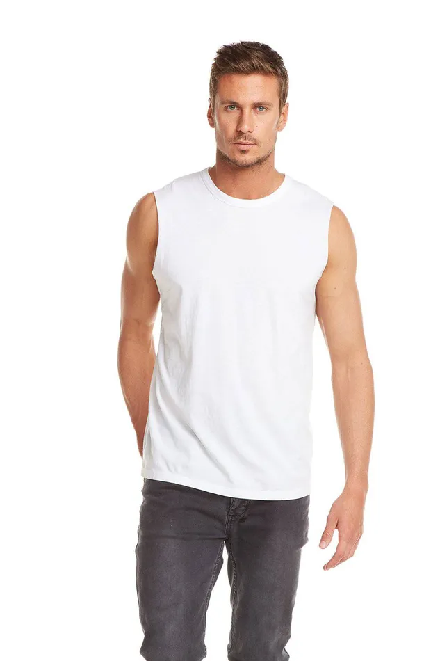 Mens Tops Chaser Brand COTTON MUSCLE TANK